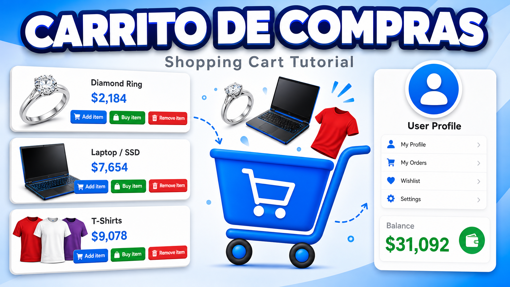 gallery - shopping cart