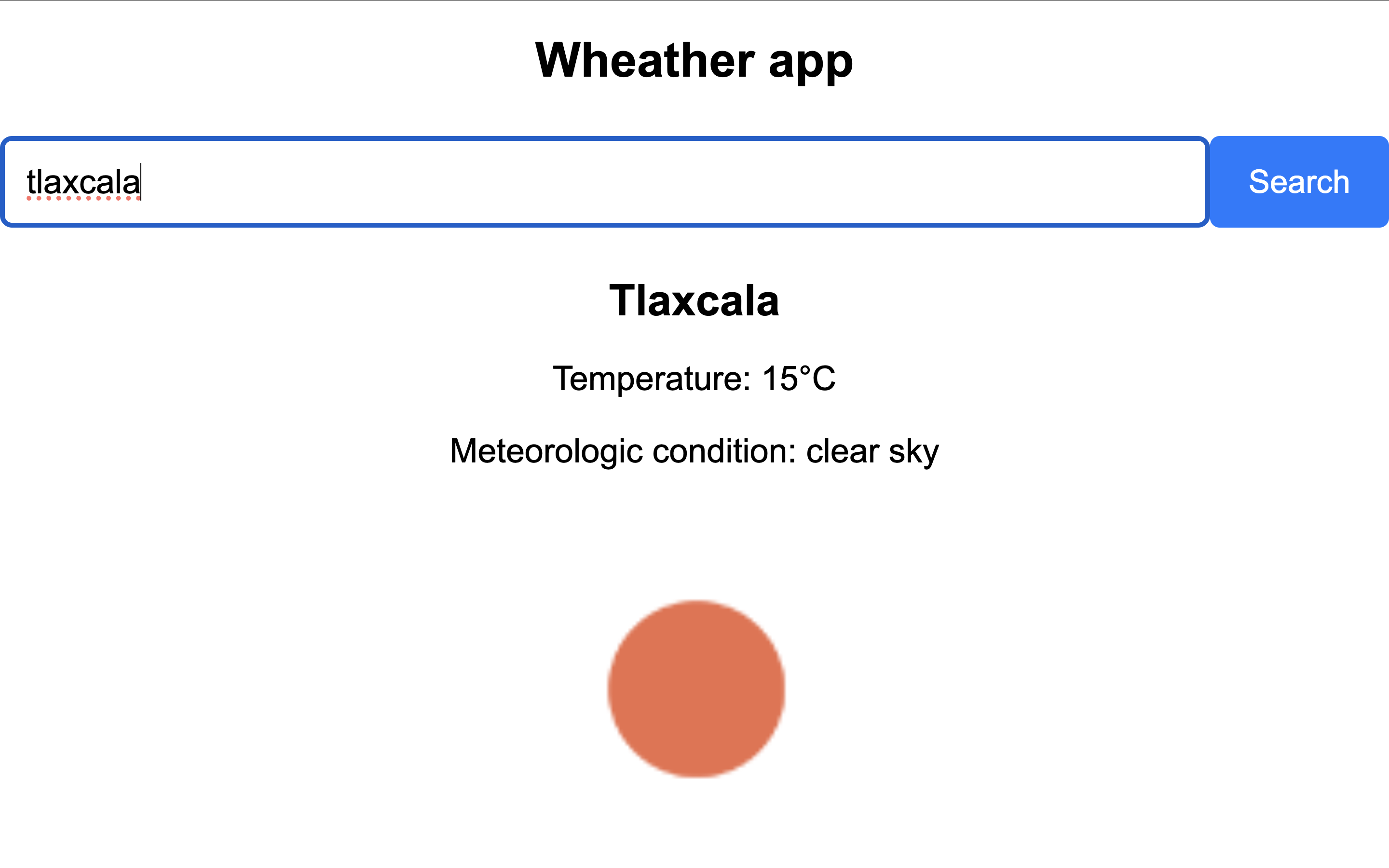 weather app